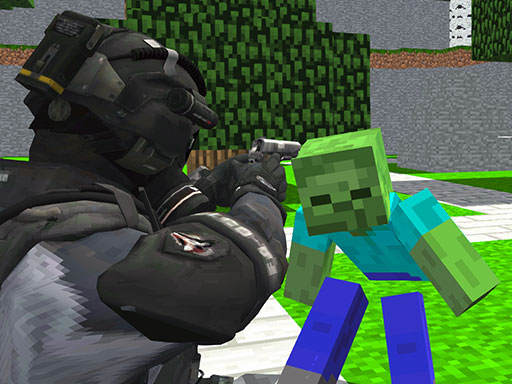 Counter Craft Zombies - free online Browser game