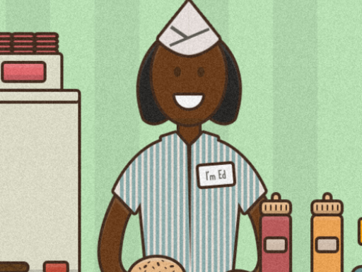 Ed's burger shop - free online Browser game