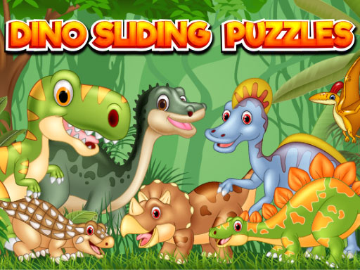 Dino Sliding Puzzles - free online Browser game