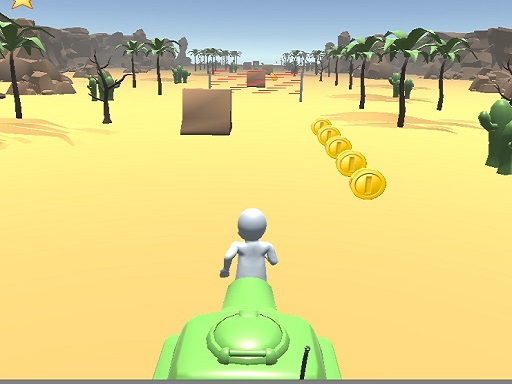3D Desert Parkour - free online Browser game