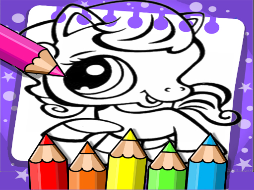 Littlest Pet Shop Coloring Book - free online Browser game