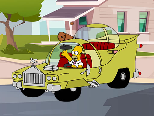 The Simpsons Car Jigsaw - free online Browser game