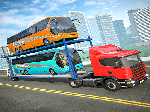 City Bus Transport Truck Free Transport Games - free online Browser game