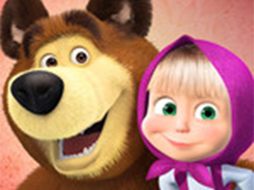 Masha And The Bear Jigsaw - Puzzles For Kids - free online Browser game