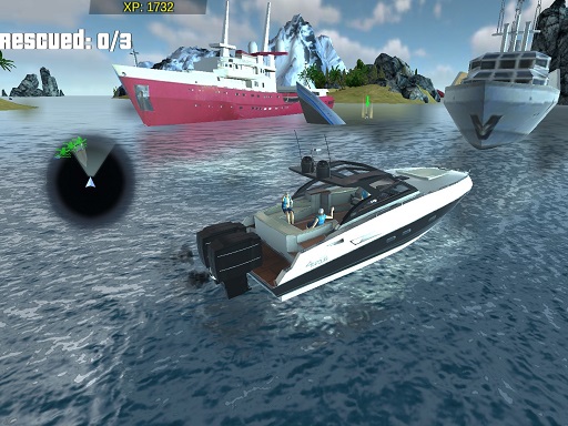 American Boat Rescue Simulator - free online Browser game