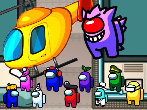 Among us airship slings - free online Browser game
