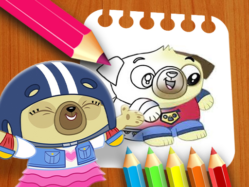 Chip and Potato Coloring Book - free online Browser game