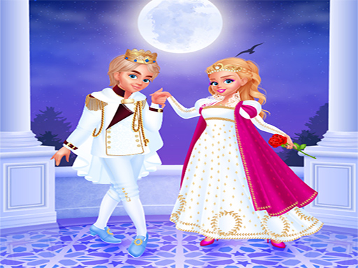Cinderella & Prince Charming - Dress Up - free online Browser game