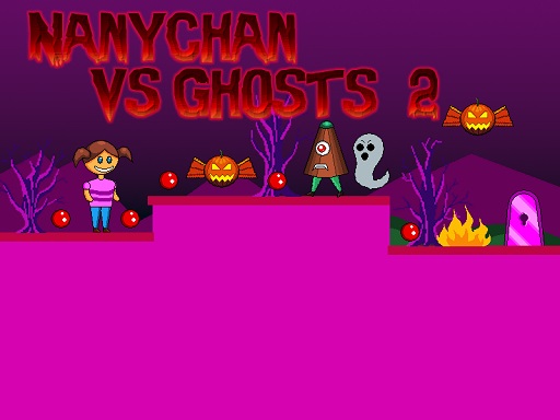 Nanychan vs Ghosts 2 - free online Browser game