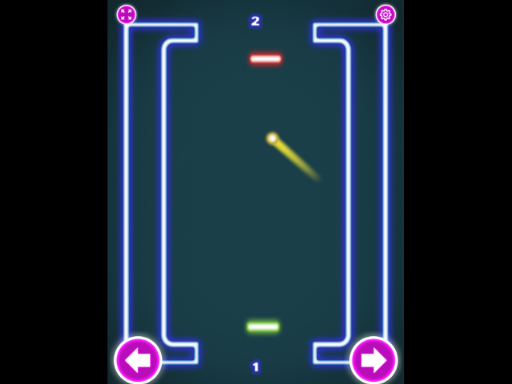 Pong Neon - free online Browser game