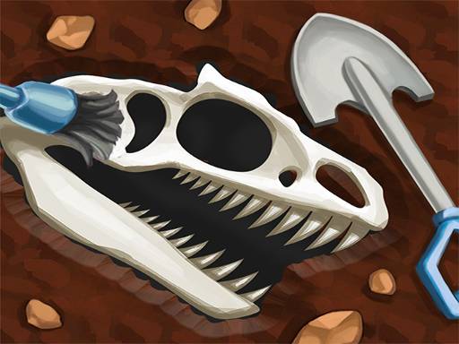 Dinosaur Bone Digging Games - free online Browser game
