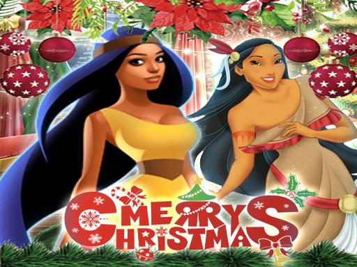 Pocahontas Christmas Sweater Dress Up - free online Browser game