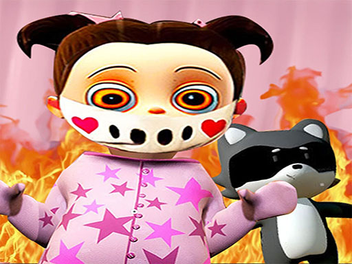 Scary Baby Pink Horror Game - free online Browser game