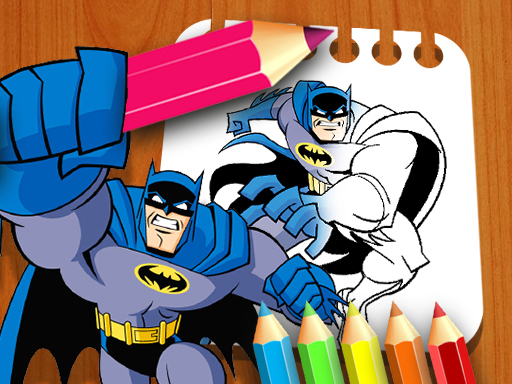 Batman Coloring Book - free online Browser game
