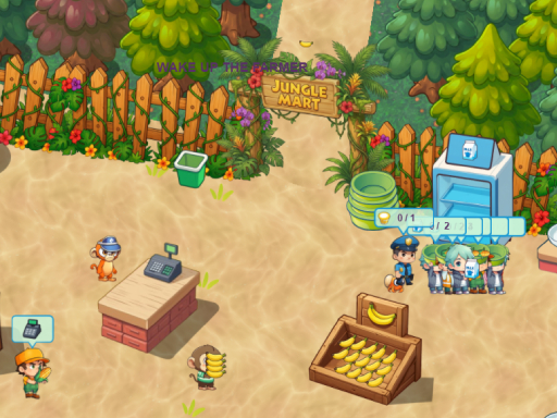 Jungle Mart idle game - free online Browser game