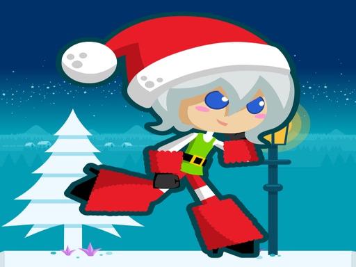 Santa Girl runner - free online Browser game