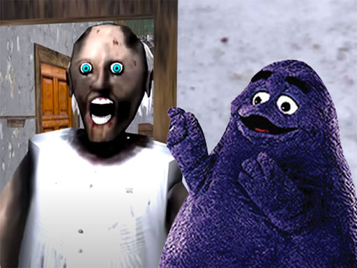 When Granny Met Grimace Shake - free online Browser game