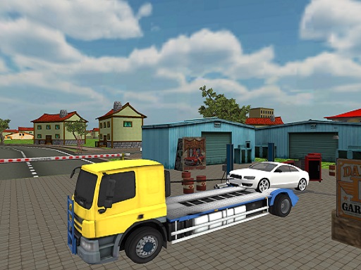 Euro Truck Heavy Vehicle Transport Game 3D - free online Browser game