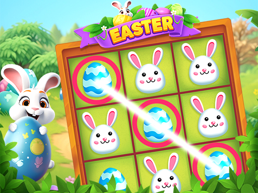 Easter Tic Tac Toe - free online Browser game
