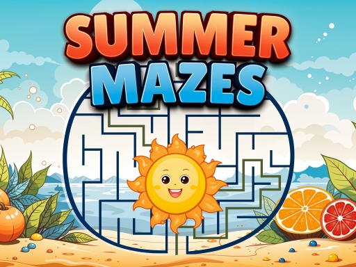 Summer Mazes - free online Browser game