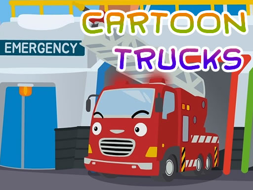 Cartoon Trucks Jigsaw - free online Browser game