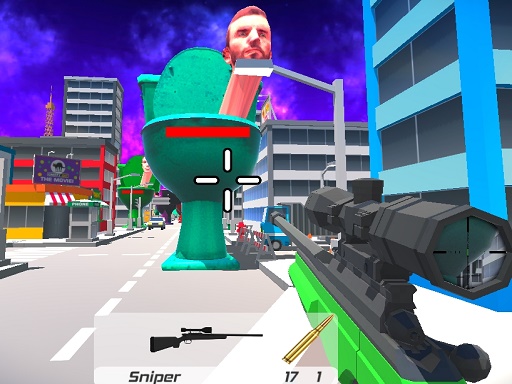 Skibidi Toilet FPS Shooting Survival - free online Browser game