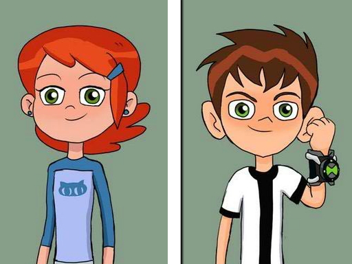 Ben 10 5 Diffs - free online Browser game
