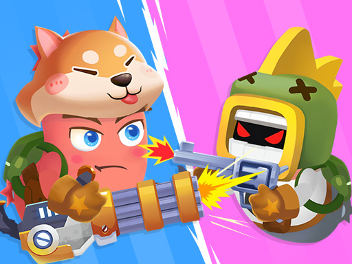 Sausage Man Shooting Adventure - free online Browser game