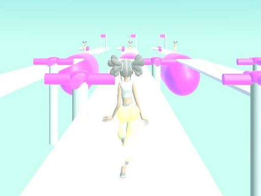 Girly Race Runner - free online Browser game