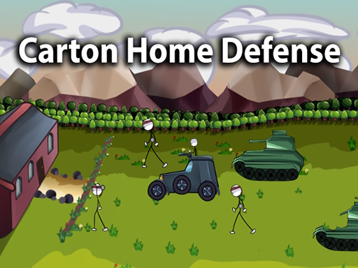 Carton Home Defense - free online Browser game