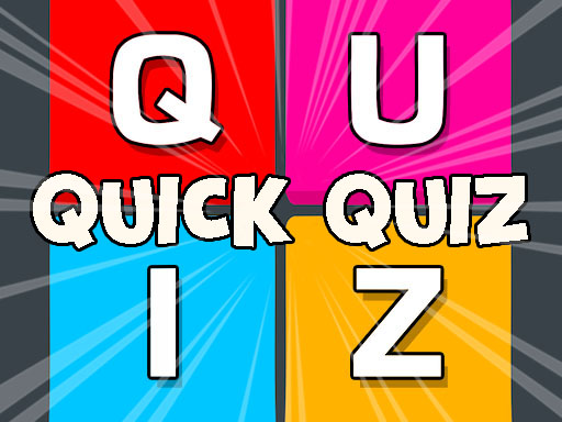 Quick Quiz - free online Browser game