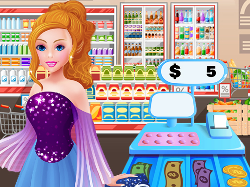 Supermarket Shopping Girls Game - free online Browser game