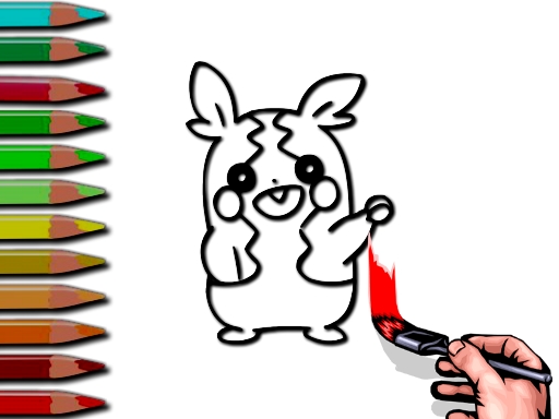 Pokemon Coloring Fun - free online Browser game