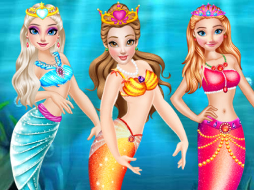 Princess Mermaid Style Dress Up - free online Browser game