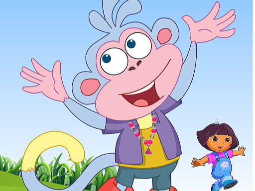 Monkey Boots Dress Up - free online Browser game