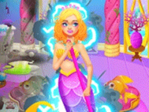 Mermaid Sea House Cleaning And Decorating - free online Browser game