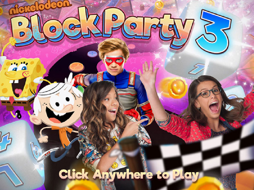 Nick Block Party 3 - free online Browser game