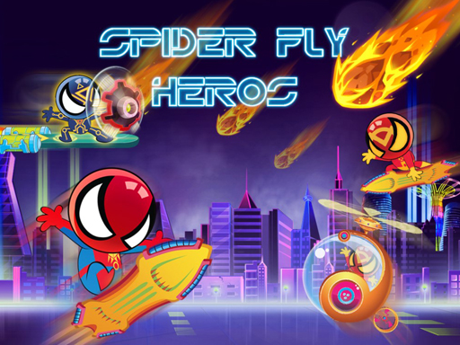 Spider Fly Heros - free online Browser game