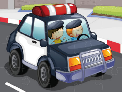 Police Cars Jigsaw Game - free online Browser game