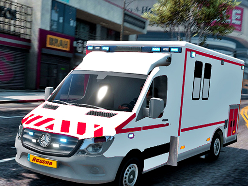 Ambulance Rescue Race - free online Browser game