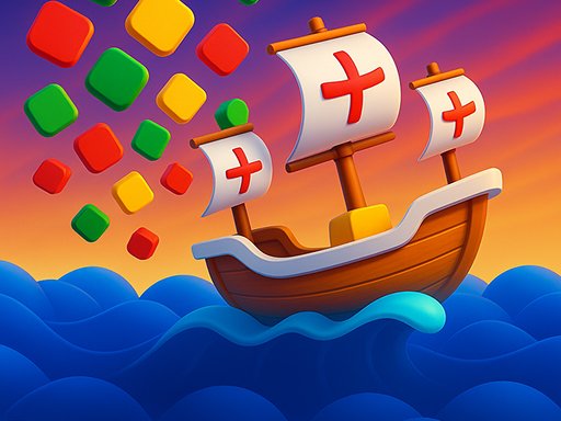 Color Box Ship - free online Browser game