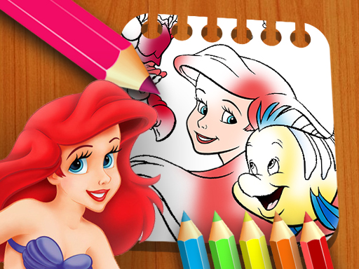 The Little Mermaid Coloring Book - free online Browser game
