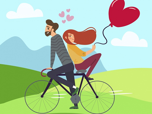 Couple in Love Jigsaw - free online Browser game