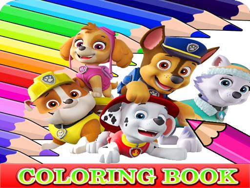 Coloring Book for Paw Patrol - free online Browser game