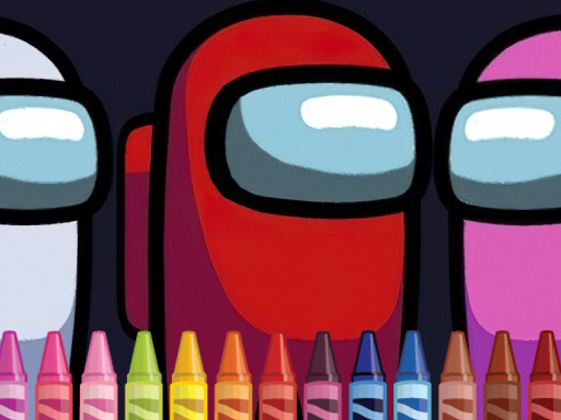 4GameGround - Among Us Coloring - free online Browser game
