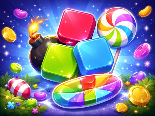 Blocks Match 3 - free online Browser game