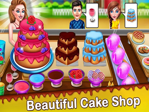 Cake Shop Pastries & Waffles - free online Browser game
