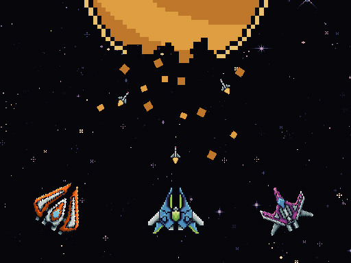 Galactic Pixel Storm - free online Browser game