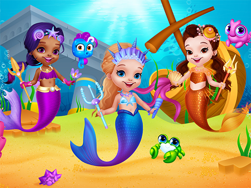 Little Mermaids Dress Up - free online Browser game