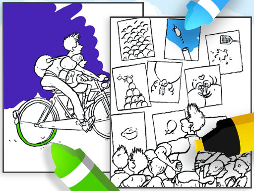 Coloring Book for Adults - free online Browser game